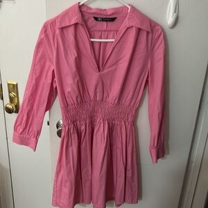 Pink Zara dress